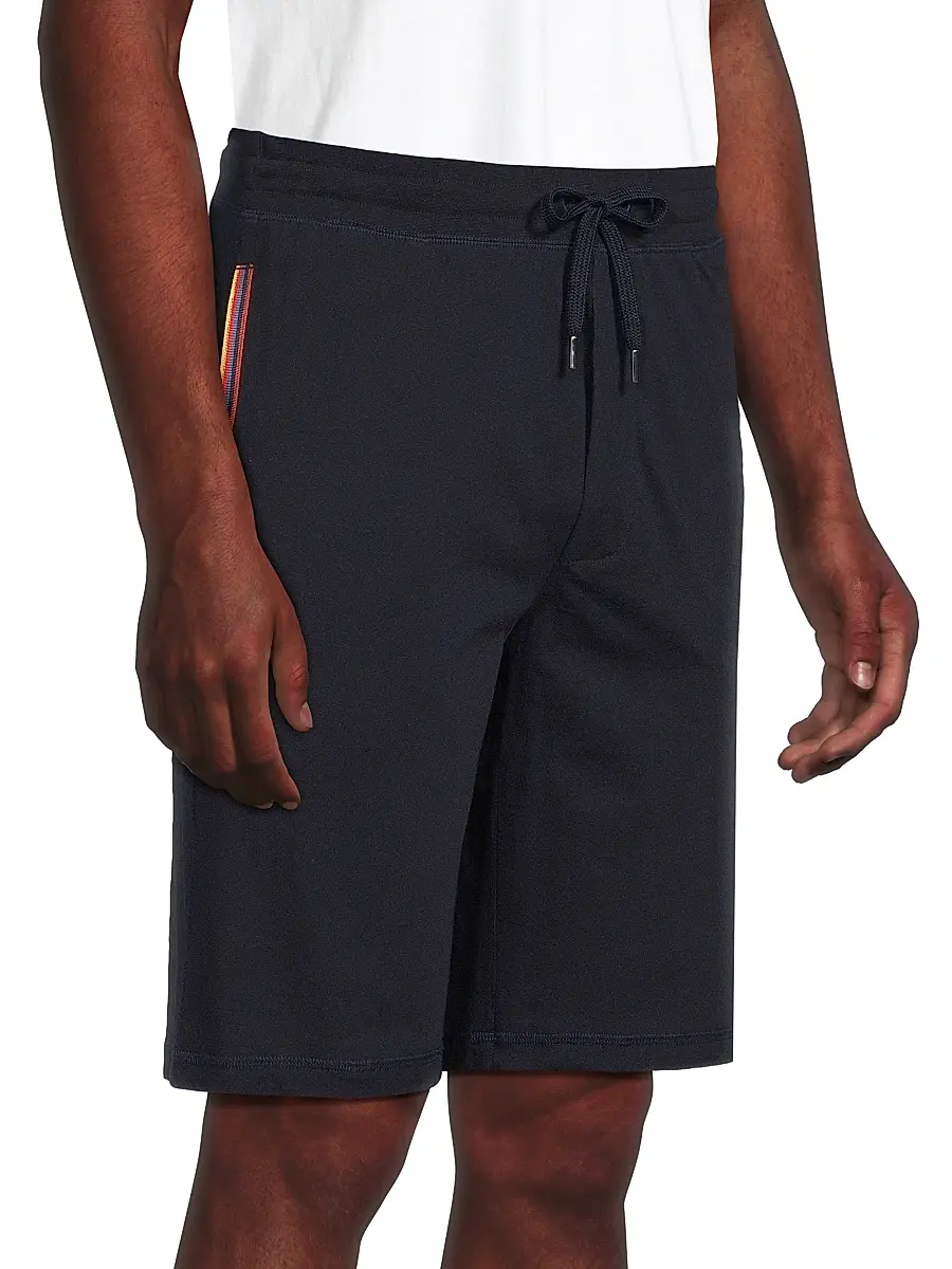 Paul Smith Men's Jersey Cotton Shorts - Inky Blue | Thumbnail 4