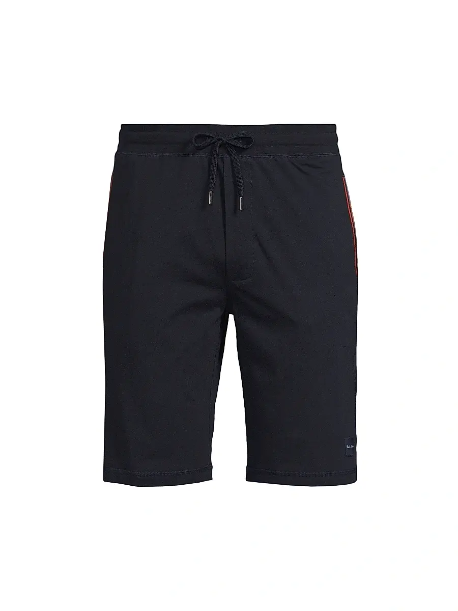 Paul Smith Men's Jersey Cotton Shorts - Inky Blue | Image 1 Paul Smith Men's Jersey Cotton Shorts - Inky Blue | Image 1