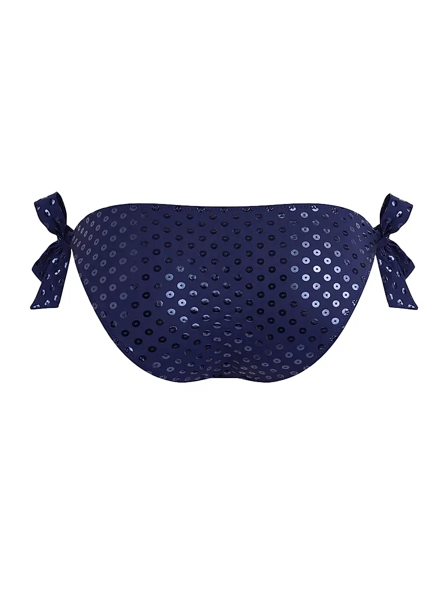 Vilebrequin Women's Flamme Relief Glitter Stretch Jersey Side-Tie Bikini Bottom | Thumbnail 3 Vilebrequin Women's Flamme Relief Glitter Stretch Jersey Side-Tie Bikini Bottom | Thumbnail 3