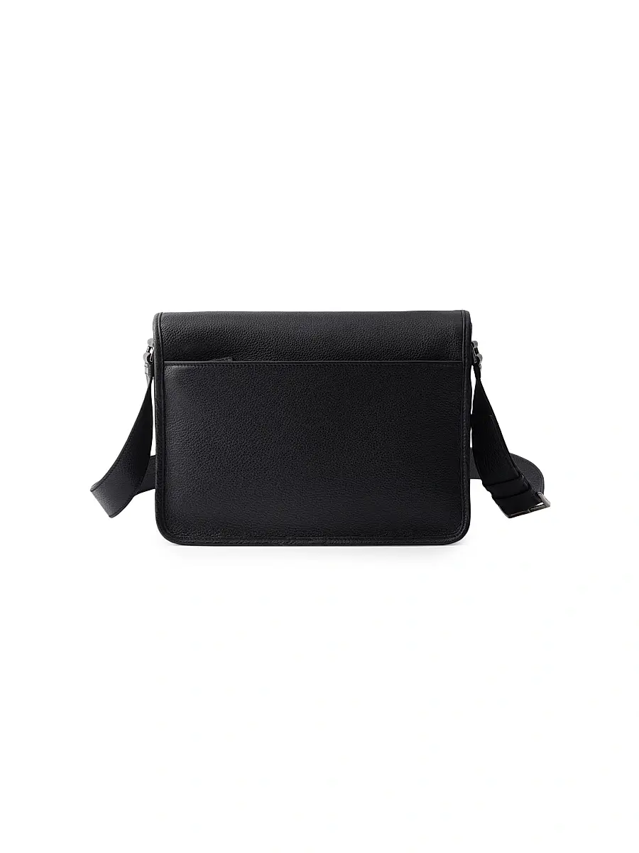 Prada Men's Leather Shoulder Bag - Black | Thumbnail 4 Prada Men's Leather Shoulder Bag - Black | Thumbnail 4