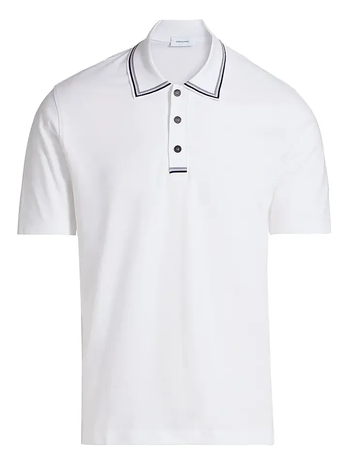 Men's Piqué Jersey Knit Polo Shirt Men's Piqué Jersey Knit Polo Shirt
