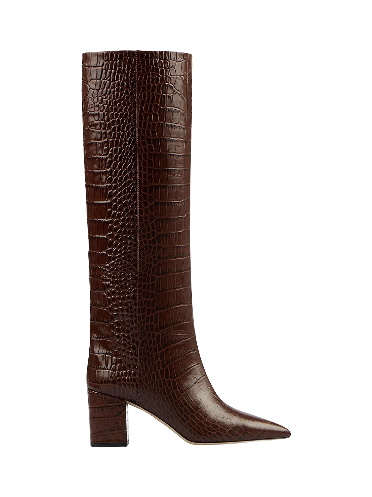 Women's Anja 70MM Crocodile-Embossed Leather Boots Women's Anja 70MM Crocodile-Embossed Leather Boots