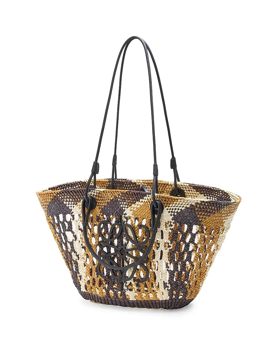 LOEWE Women's x Paula's Ibiza Anagram Basket Bag - Chocolate Ochre | Thumbnail 2 LOEWE Women's x Paula's Ibiza Anagram Basket Bag - Chocolate Ochre | Thumbnail 2