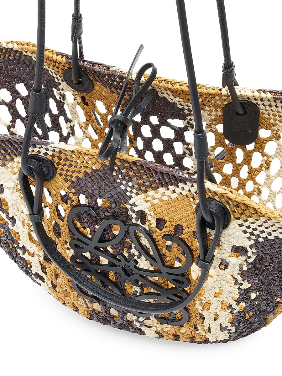 LOEWE Women's x Paula's Ibiza Anagram Basket Bag - Chocolate Ochre | Thumbnail 4 LOEWE Women's x Paula's Ibiza Anagram Basket Bag - Chocolate Ochre | Thumbnail 4