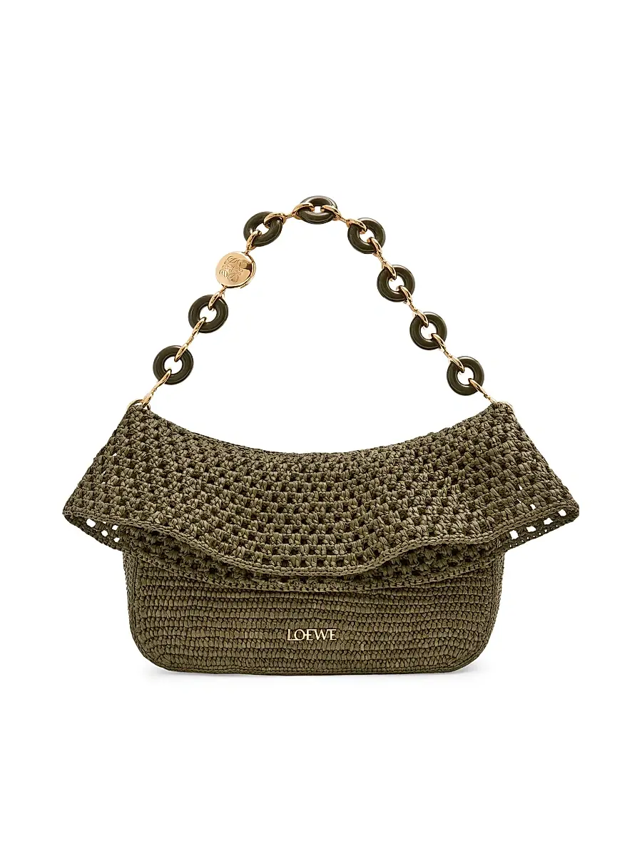 Loewe Women's x Paula's Ibiza Small Ola Raffia & Leather Shoulder Bag | Thumbnail 7 Loewe Women's x Paula's Ibiza Small Ola Raffia & Leather Shoulder Bag | Thumbnail 7