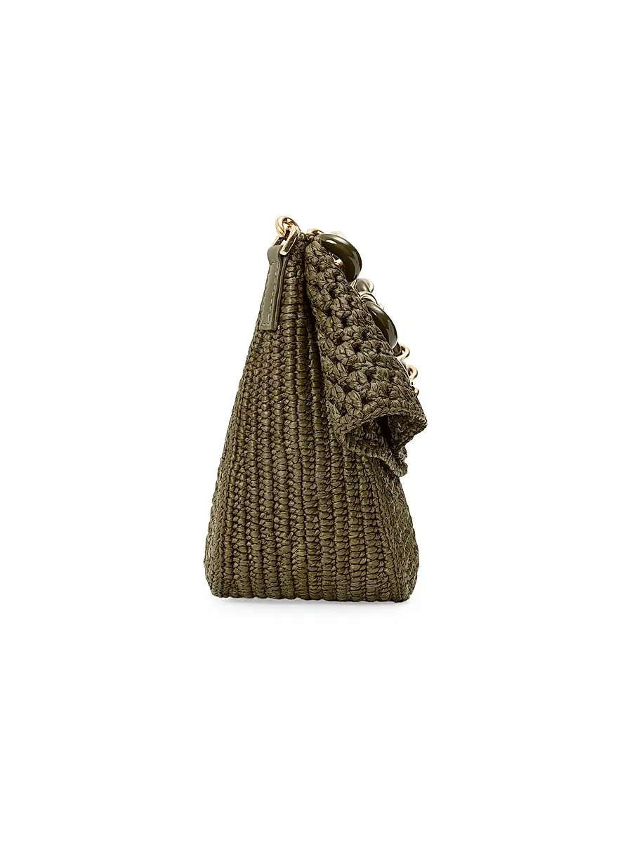 Loewe Women's x Paula's Ibiza Small Ola Raffia & Leather Shoulder Bag | Thumbnail 8 Loewe Women's x Paula's Ibiza Small Ola Raffia & Leather Shoulder Bag | Thumbnail 8
