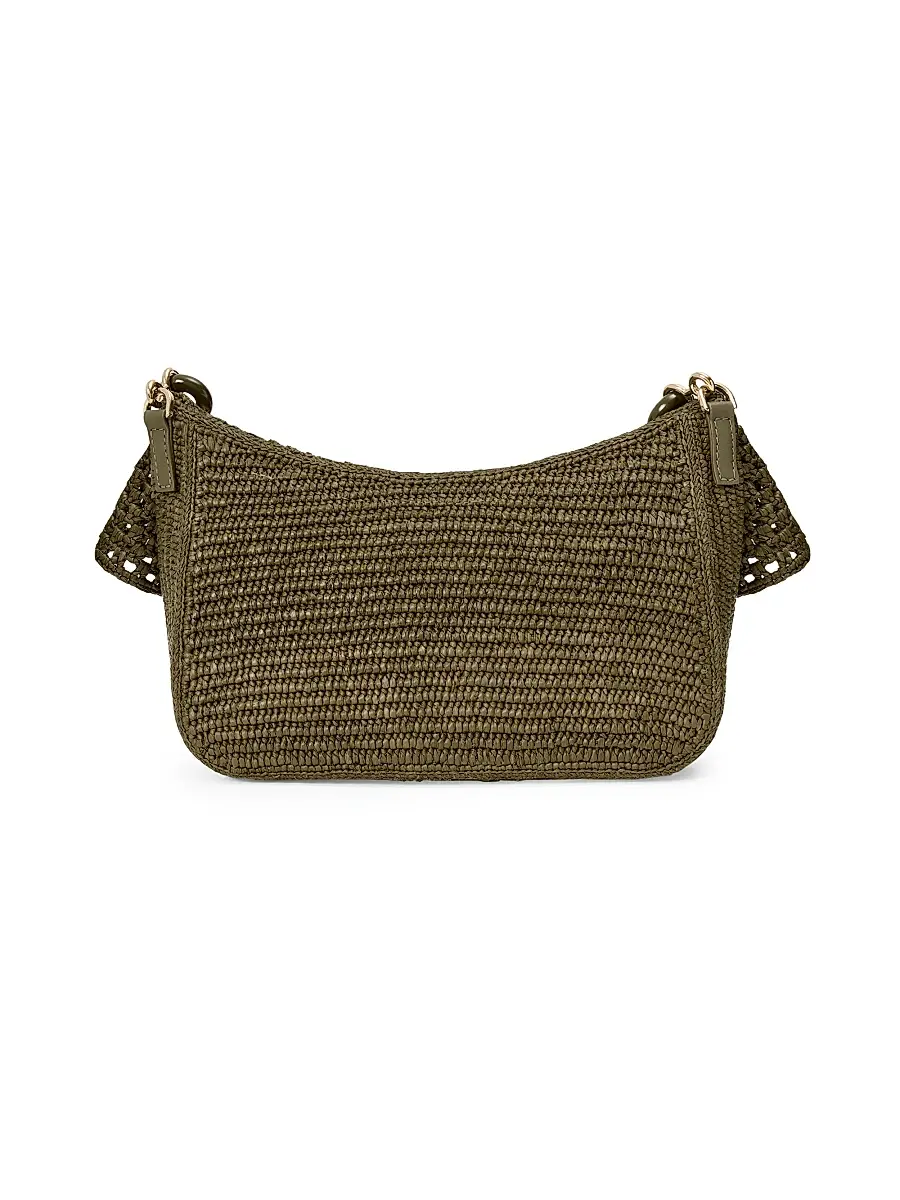 Loewe Women's x Paula's Ibiza Small Ola Raffia & Leather Shoulder Bag | Thumbnail 9 Loewe Women's x Paula's Ibiza Small Ola Raffia & Leather Shoulder Bag | Thumbnail 9