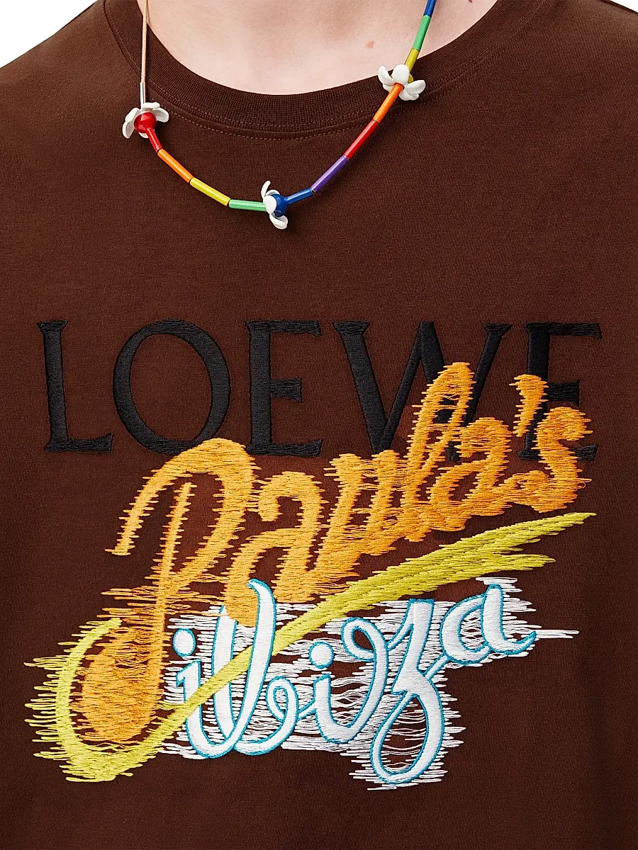 Loewe Men's x Paula's Ibiza Paula Logo Loose-Fit T-Shirt | Thumbnail 5 Loewe Men's x Paula's Ibiza Paula Logo Loose-Fit T-Shirt | Thumbnail 5