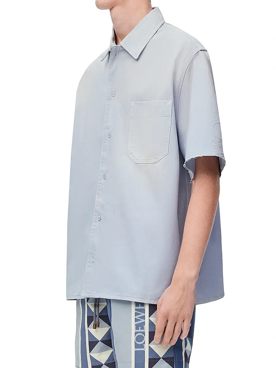Loewe Men's x Paula's Ibiza Monogram Short-Sleeve Shirt | Thumbnail 3