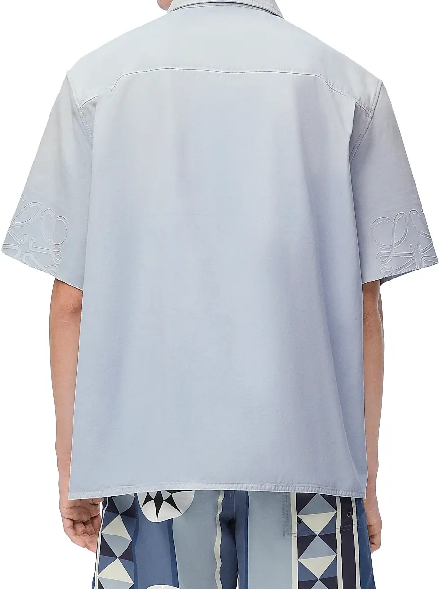 Loewe Men's x Paula's Ibiza Monogram Short-Sleeve Shirt | Thumbnail 4