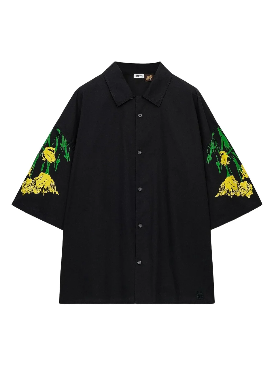Loewe Men's x Paula's Ibiza Tulip Short-Sleeve Shirt