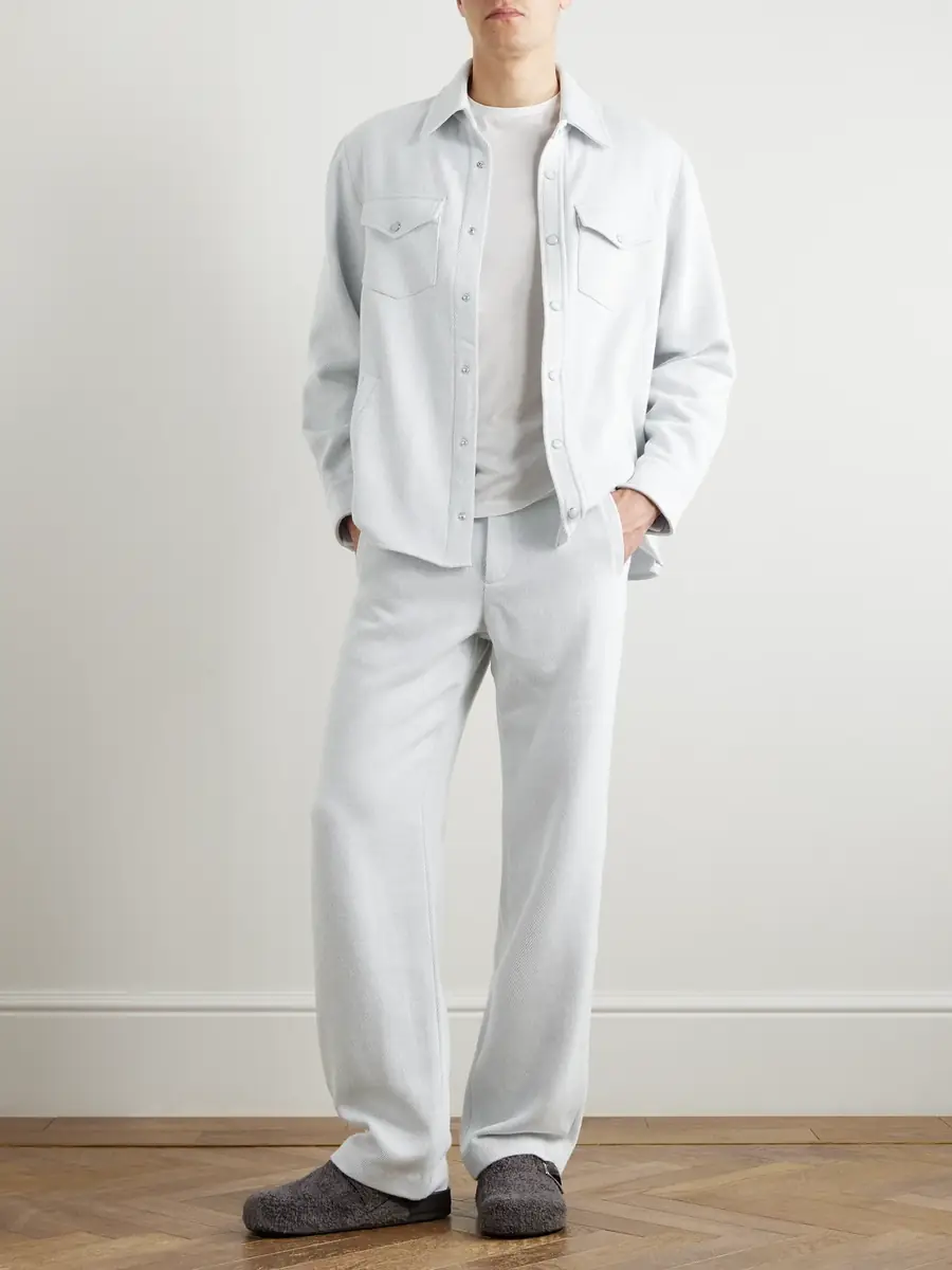 God’s True Cashmere Explorer Straight-Leg Cashmere and Cotton-Blend Twill Trousers - Men | Thumbnail 2 God’s True Cashmere Explorer Straight-Leg Cashmere and Cotton-Blend Twill Trousers - Men | Thumbnail 2