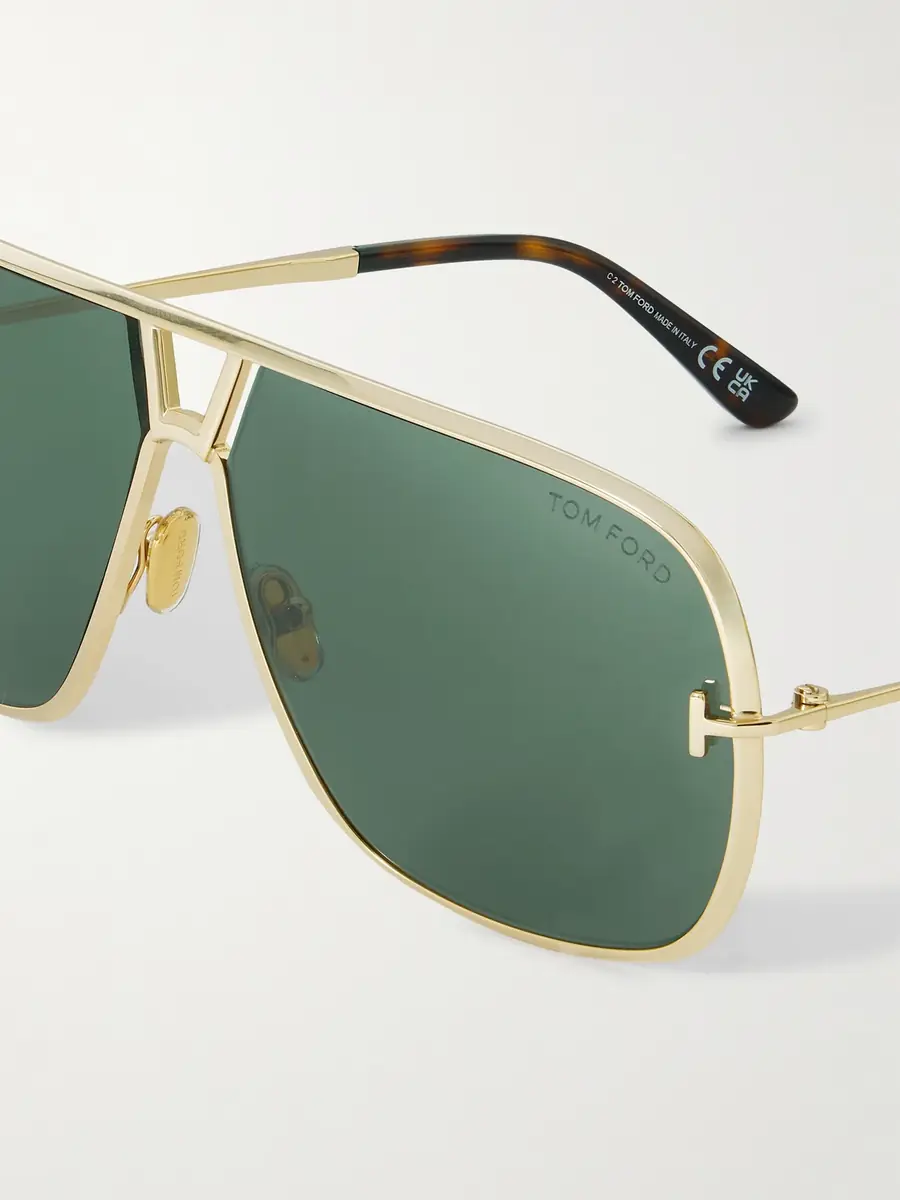 Tom Ford Stavros Aviator-Style Gold-Tone Sunglasses - Men | Thumbnail 3 Tom Ford Stavros Aviator-Style Gold-Tone Sunglasses - Men | Thumbnail 3