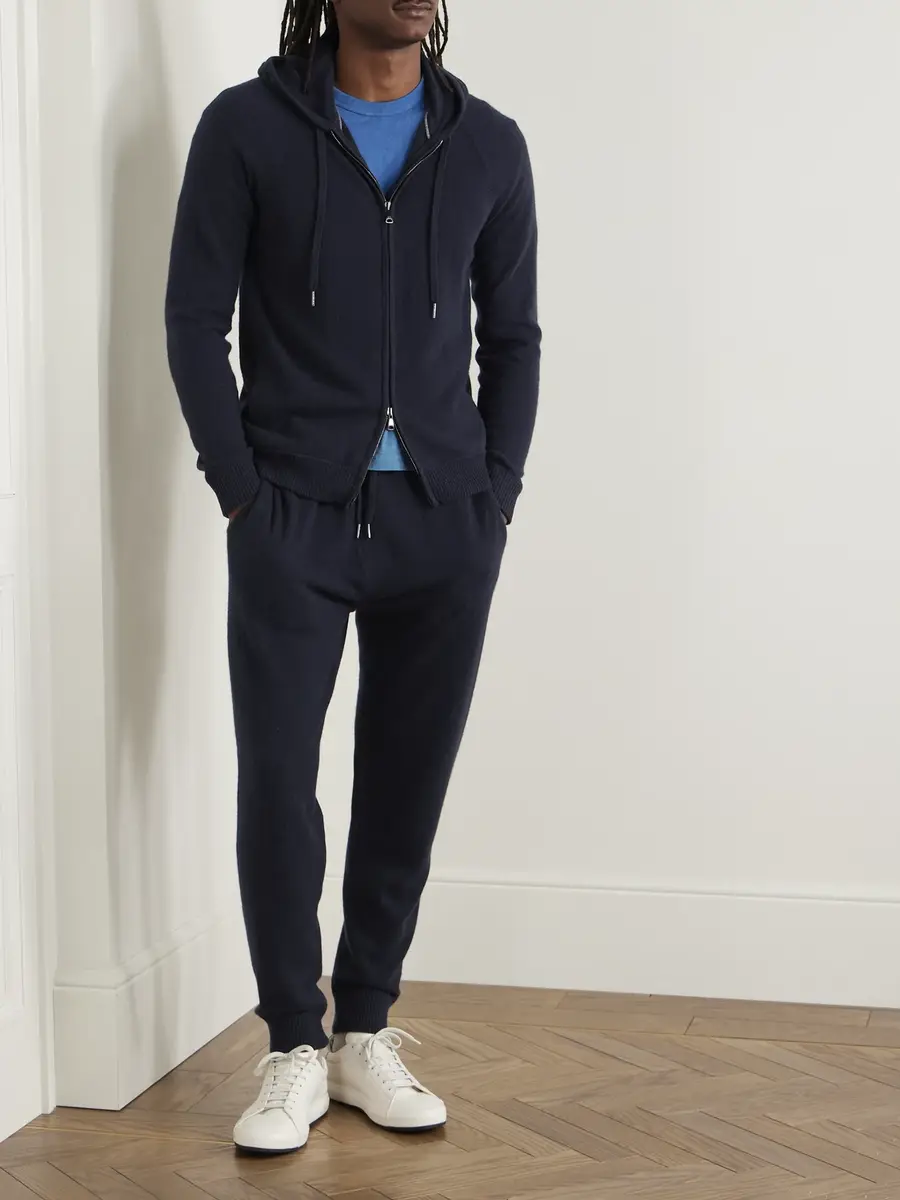 Derek Rose Finley Cashmere Zip-Up Hoodie - Men | Thumbnail 2 Derek Rose Finley Cashmere Zip-Up Hoodie - Men | Thumbnail 2