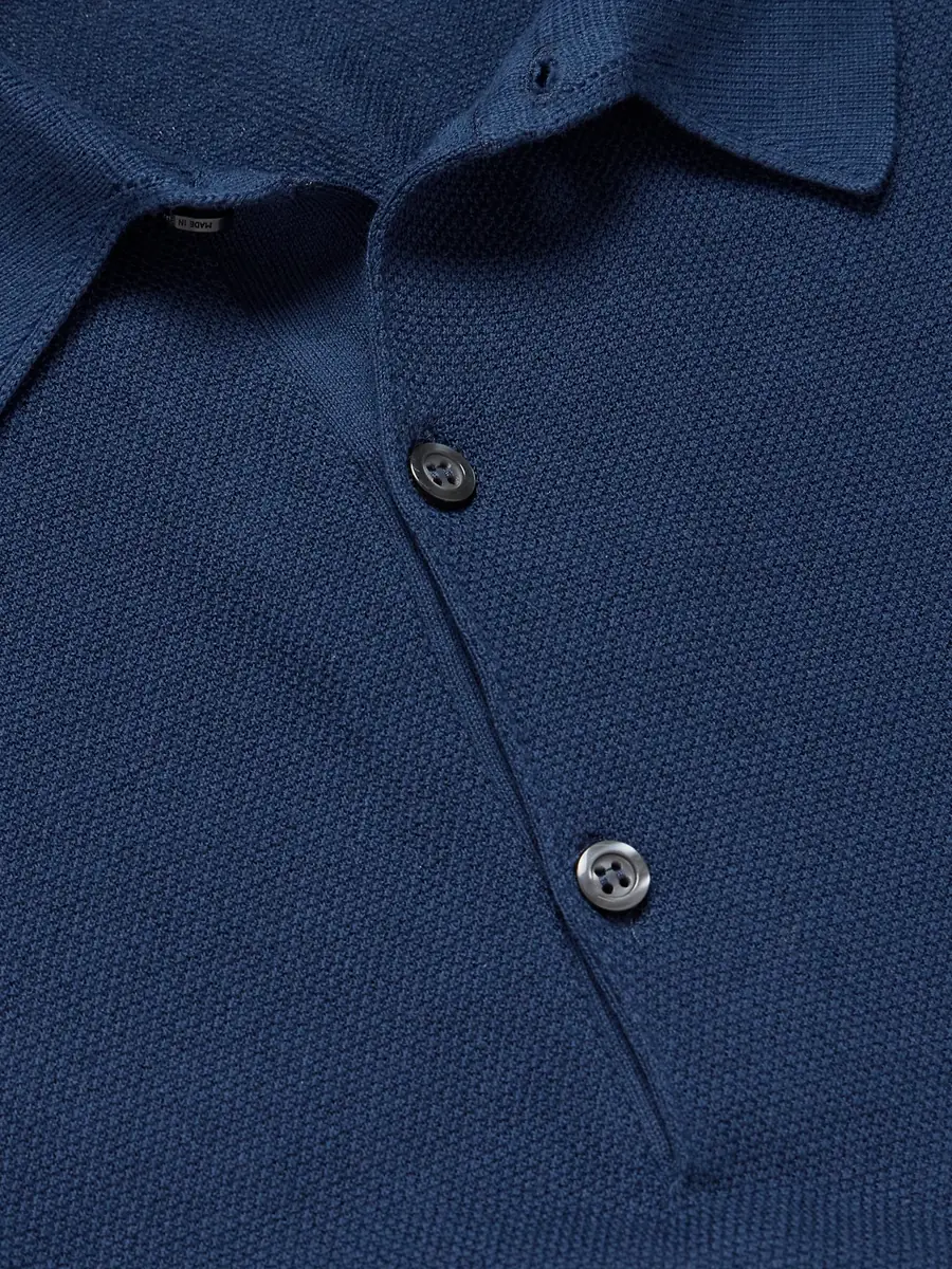 John Smedley Roth Slim-Fit Sea Island Cotton-Piqué Polo Shirt - Men | Thumbnail 4 John Smedley Roth Slim-Fit Sea Island Cotton-Piqué Polo Shirt - Men | Thumbnail 4