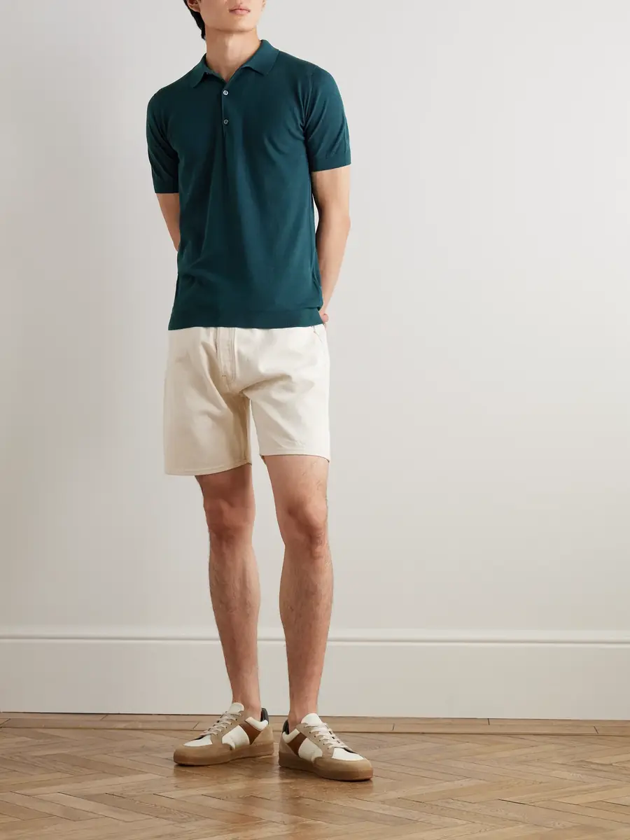 John Smedley Roth Slim-Fit Sea Island Cotton-Piqué Polo Shirt - Men | Thumbnail 2 John Smedley Roth Slim-Fit Sea Island Cotton-Piqué Polo Shirt - Men | Thumbnail 2