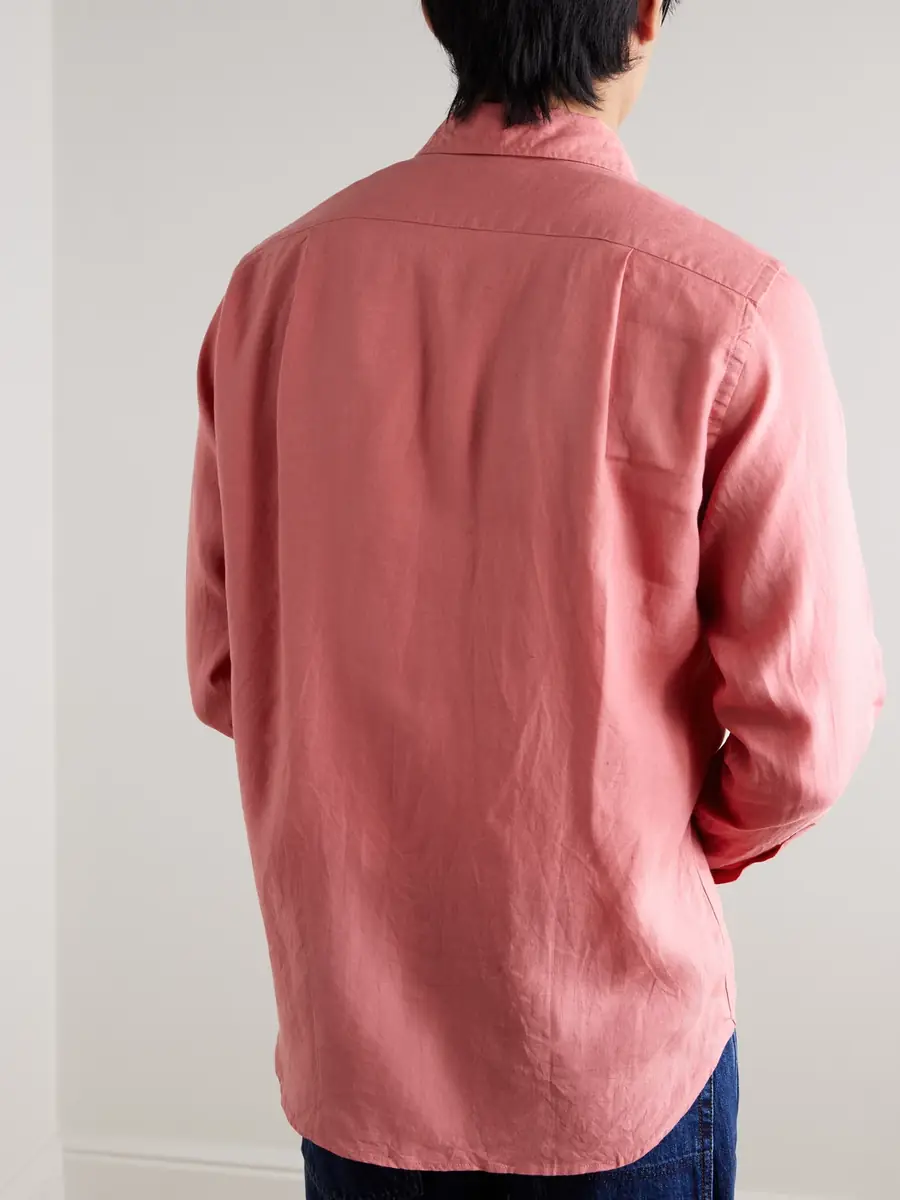 Drake's Linen Shirt - Men | Thumbnail 4 Drake's Linen Shirt - Men | Thumbnail 4