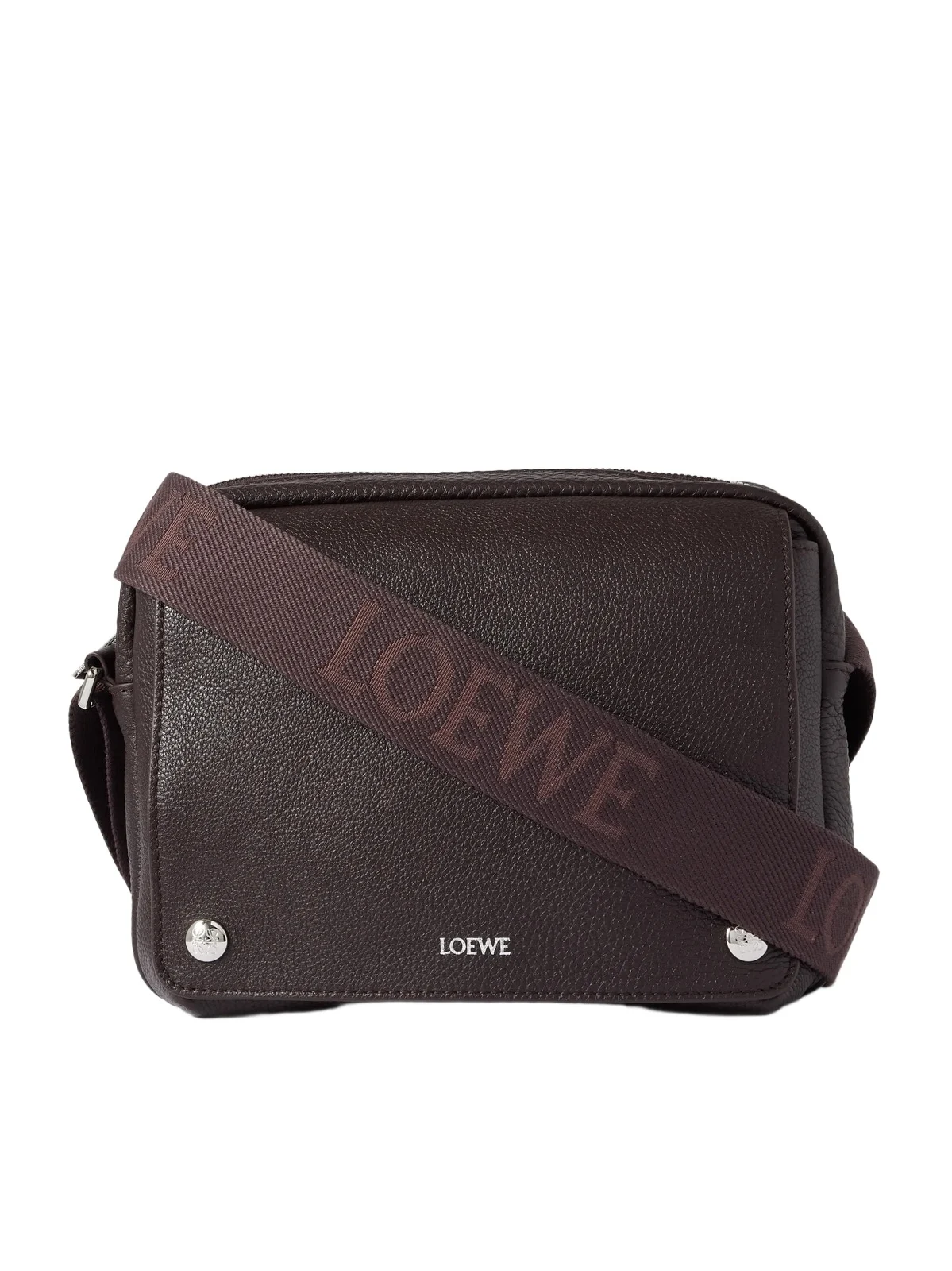 Loewe Pebble XS Full-Grain Leather Messenger Bag - Men