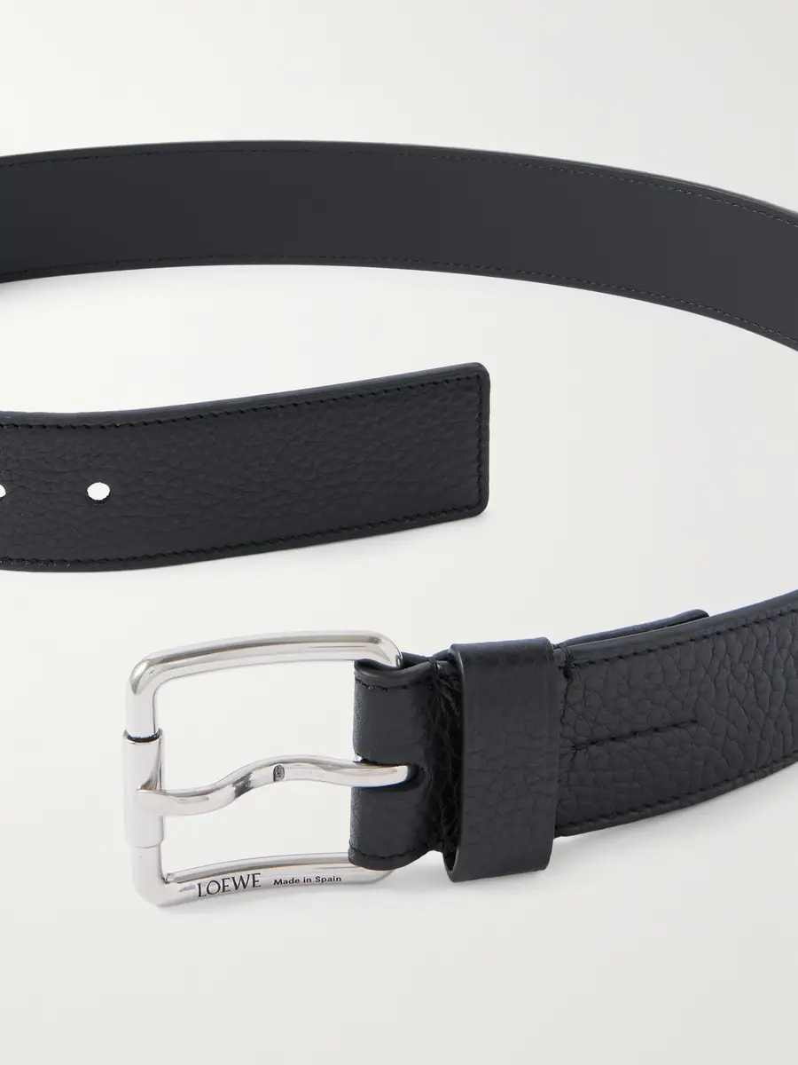 Loewe 4cm Roller Curve Full-Grain Leather Belt - Men | Thumbnail 2