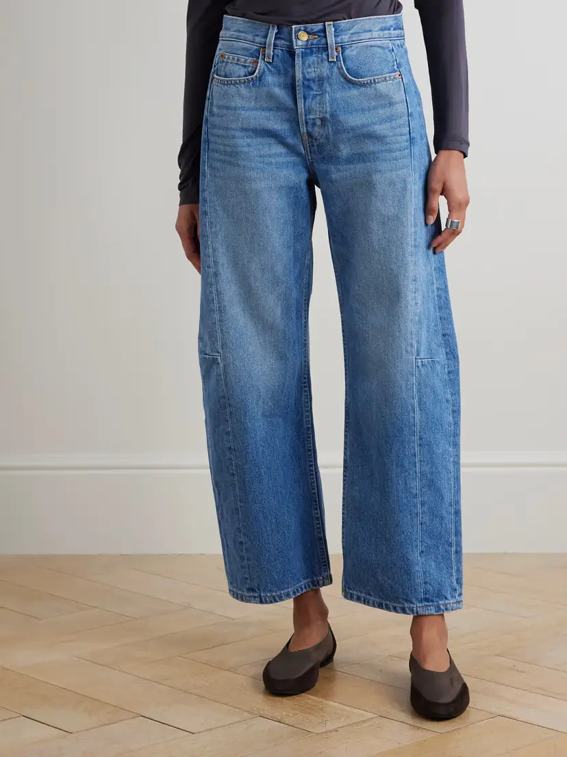 B SIDES Slim Lasso Mid-rise Barrel-leg Jeans | Thumbnail 3 B SIDES Slim Lasso Mid-rise Barrel-leg Jeans | Thumbnail 3