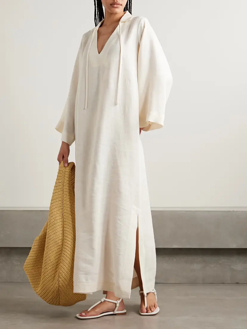 Lisa Marie Fernandez Shantung Maxi Dress | Thumbnail 2 Lisa Marie Fernandez Shantung Maxi Dress | Thumbnail 2