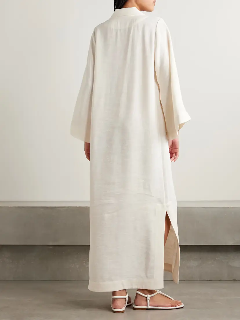 Lisa Marie Fernandez Shantung Maxi Dress | Thumbnail 3 Lisa Marie Fernandez Shantung Maxi Dress | Thumbnail 3