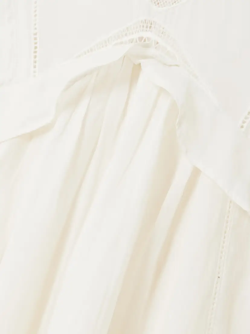 Isabel Marant Lindy Lace-trimmed Embroidered Ramie Maxi Dress | Thumbnail 4