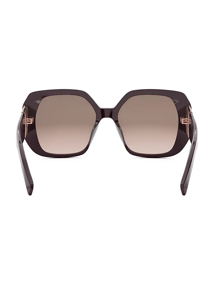 BVLGARI Women's Tubogas 54MM Butterfly Sunglasses - Violet | Thumbnail 5 BVLGARI Women's Tubogas 54MM Butterfly Sunglasses - Violet | Thumbnail 5