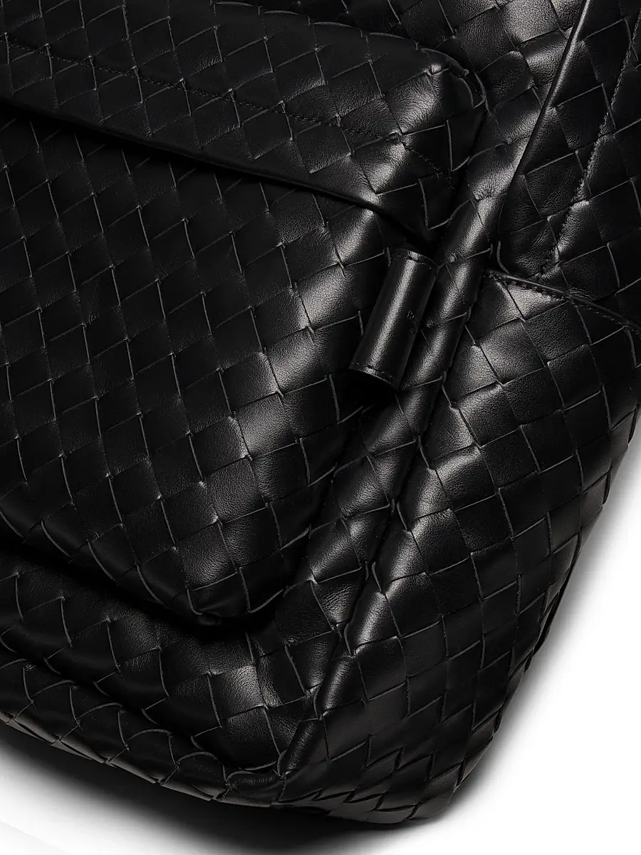 Bottega Veneta Men's Intrecciato Leather Backpack | Thumbnail 5 Bottega Veneta Men's Intrecciato Leather Backpack | Thumbnail 5