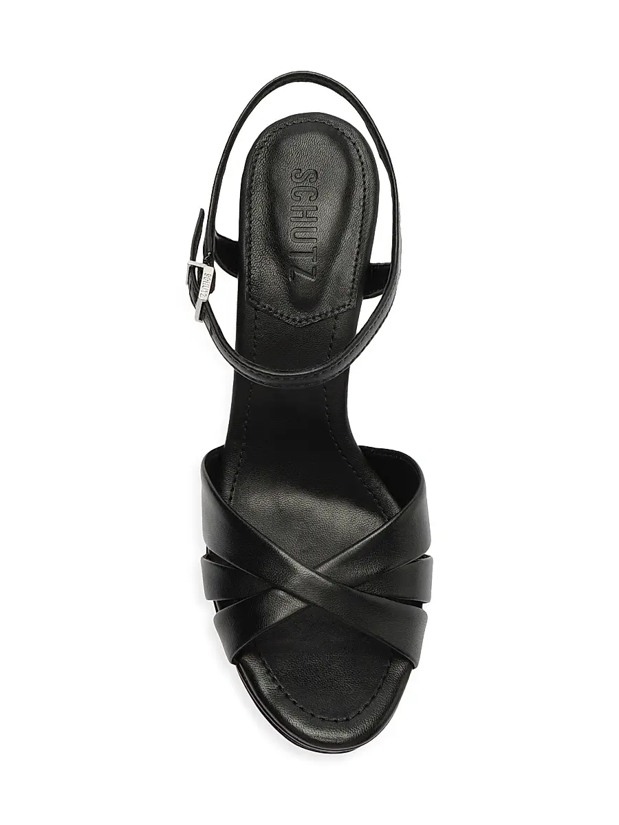 Schutz Women's Keefa High Leather Pumps | Thumbnail 4