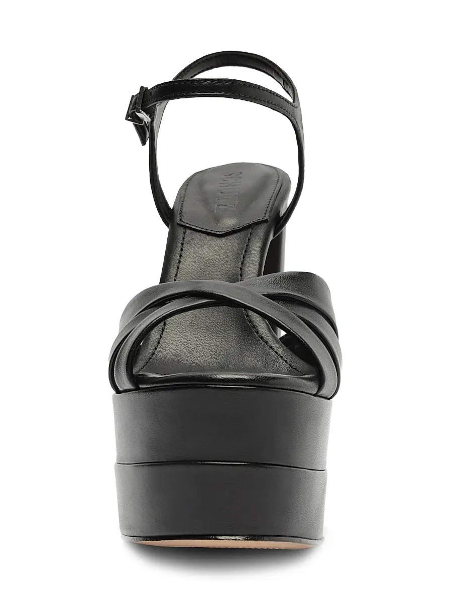 Schutz Women's Keefa High Leather Pumps | Thumbnail 6