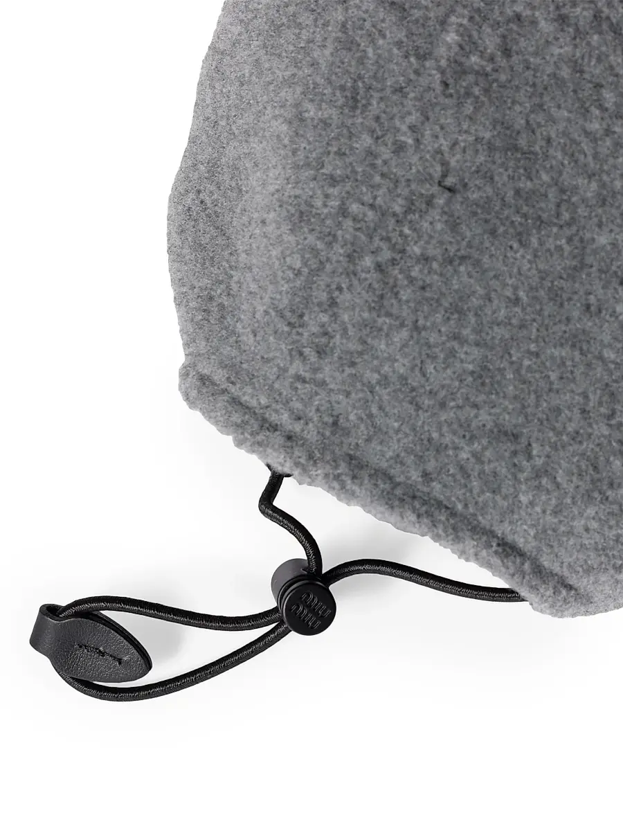 Miu Miu Women's Fleece Baseball Cap | Thumbnail 3