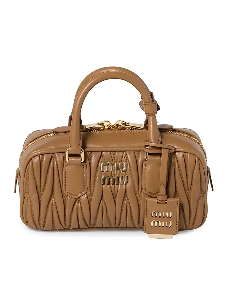Women's Arcadie Matelassé Nappa Leather Top Handle Bag Women's Arcadie Matelassé Nappa Leather Top Handle Bag