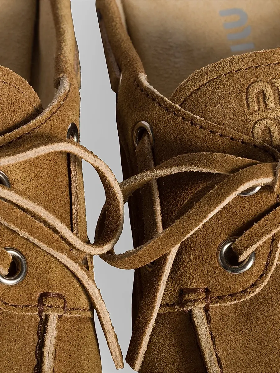 Miu Miu Women's Faded Suede Mules - Brown | Thumbnail 3