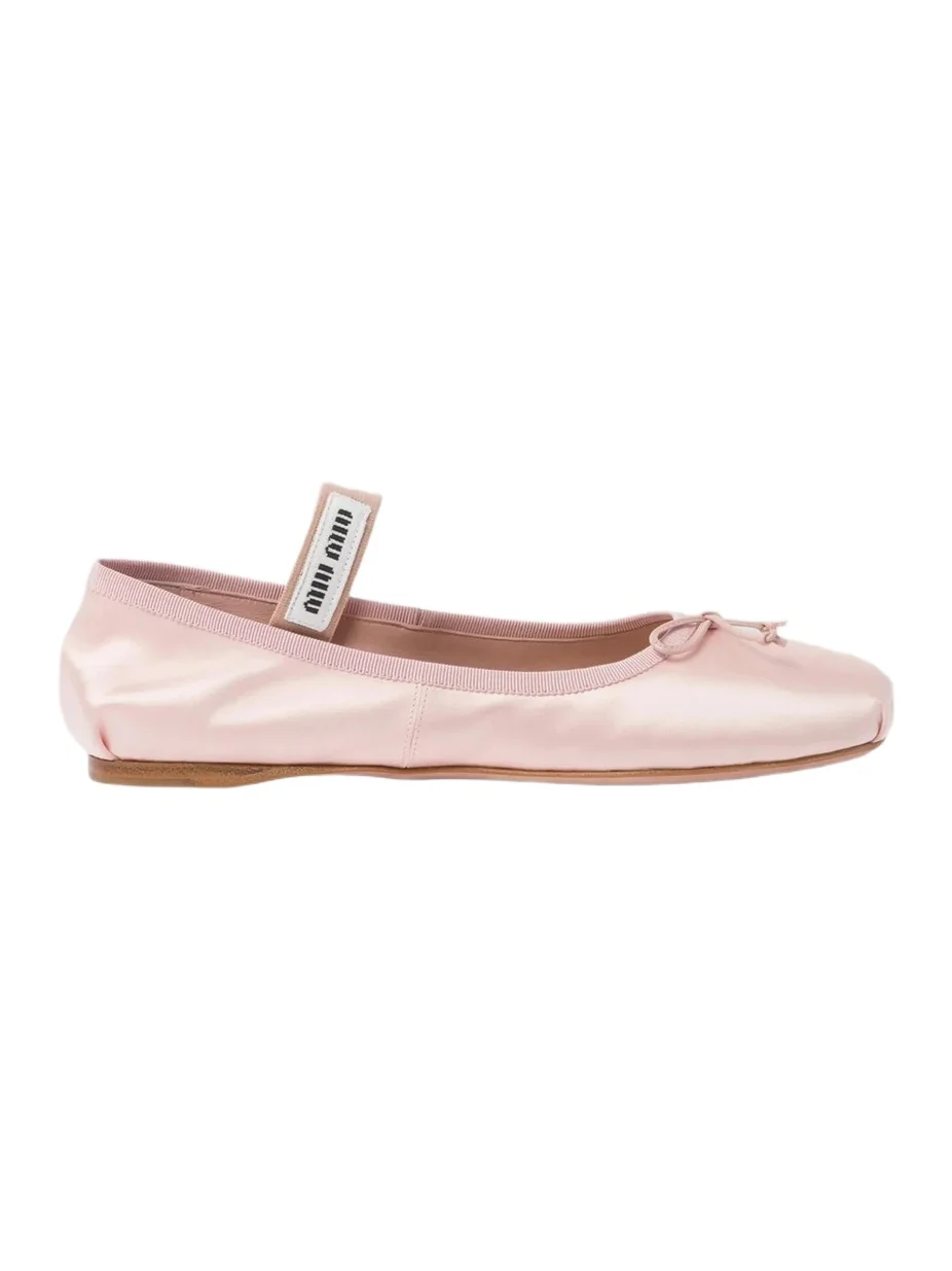 Miu Miu Women's Satin Ballerinas