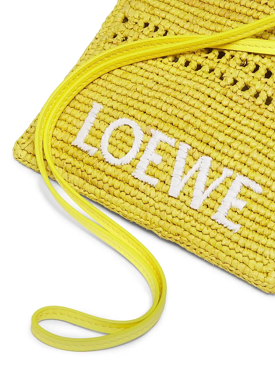 Loewe Women's x Paula's Ibiza Raffia Crossbody Bag | Thumbnail 5