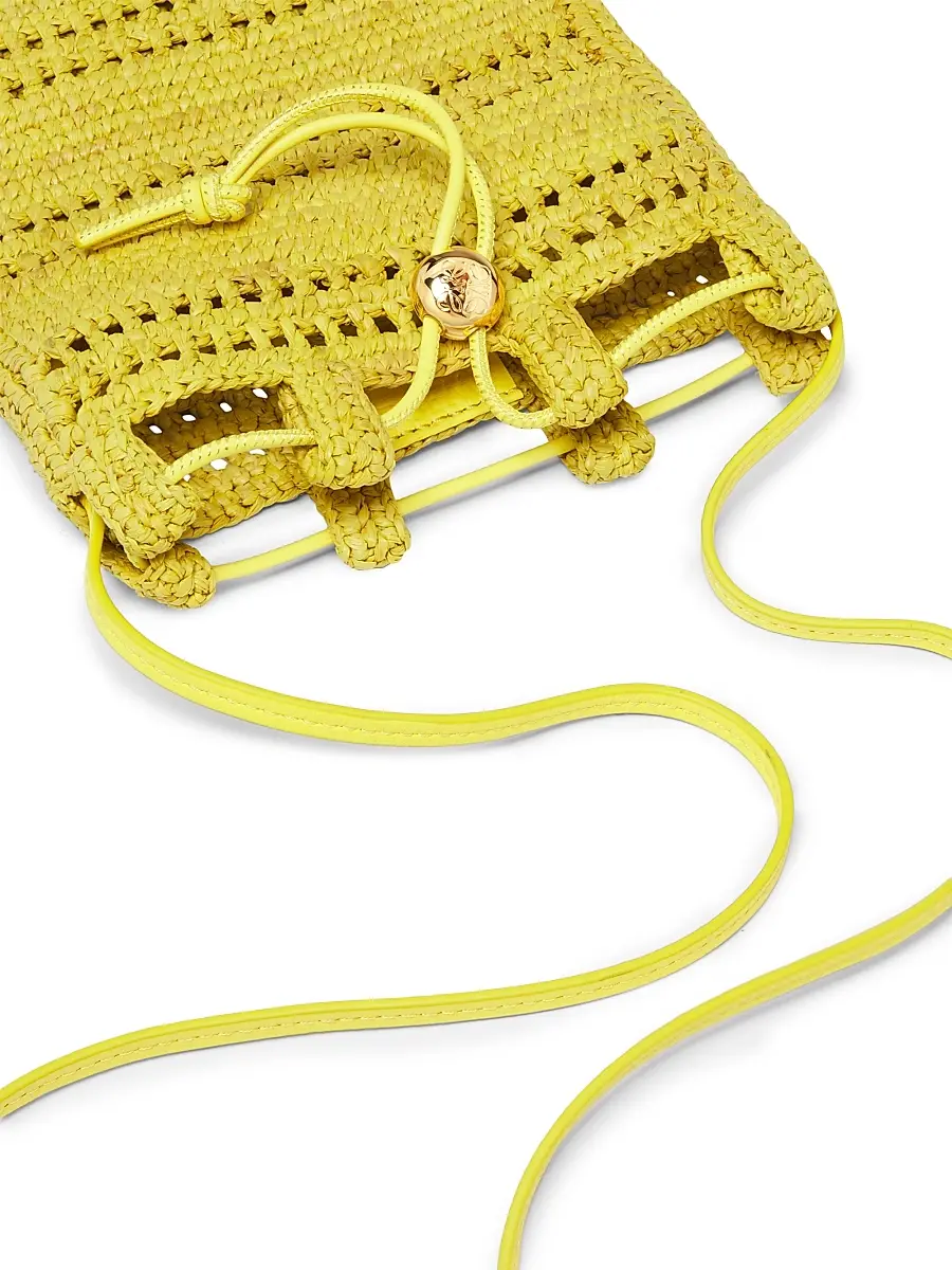 Loewe Women's x Paula's Ibiza Raffia Crossbody Bag | Thumbnail 6