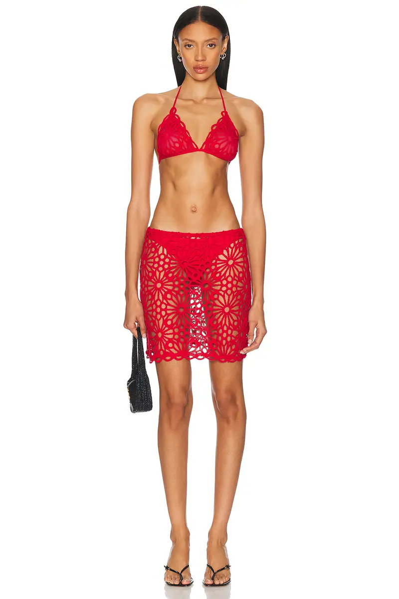 Norma Kamali Straight Mini Skirt | Thumbnail 5