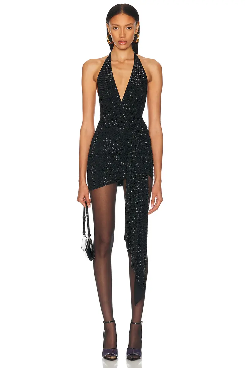 Alexandre Vauthier Macro Crystal Mini Dress | Image 1 Alexandre Vauthier Macro Crystal Mini Dress | Image 1