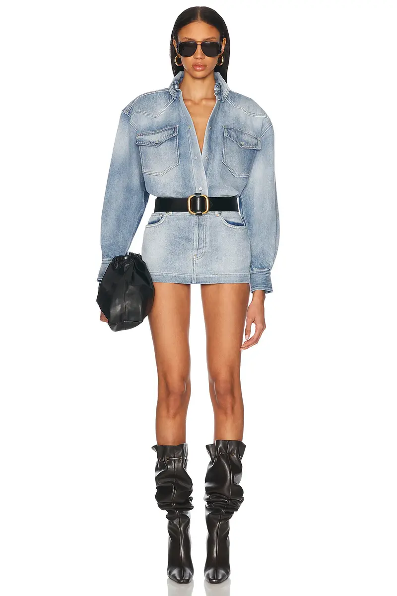 Alexandre Vauthier Denim Mini Skirt | Thumbnail 5 Alexandre Vauthier Denim Mini Skirt | Thumbnail 5