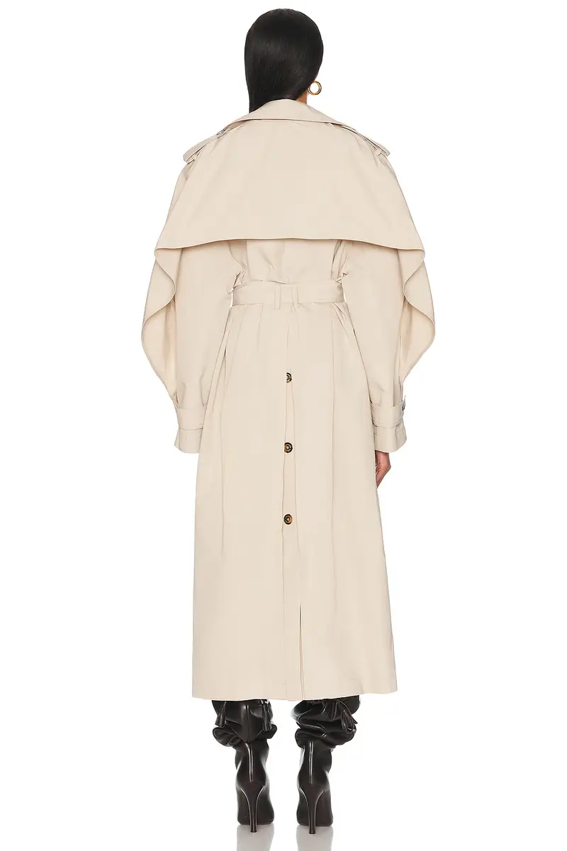 Alexandre Vauthier Taffeta Trench Coat | Thumbnail 4 Alexandre Vauthier Taffeta Trench Coat | Thumbnail 4