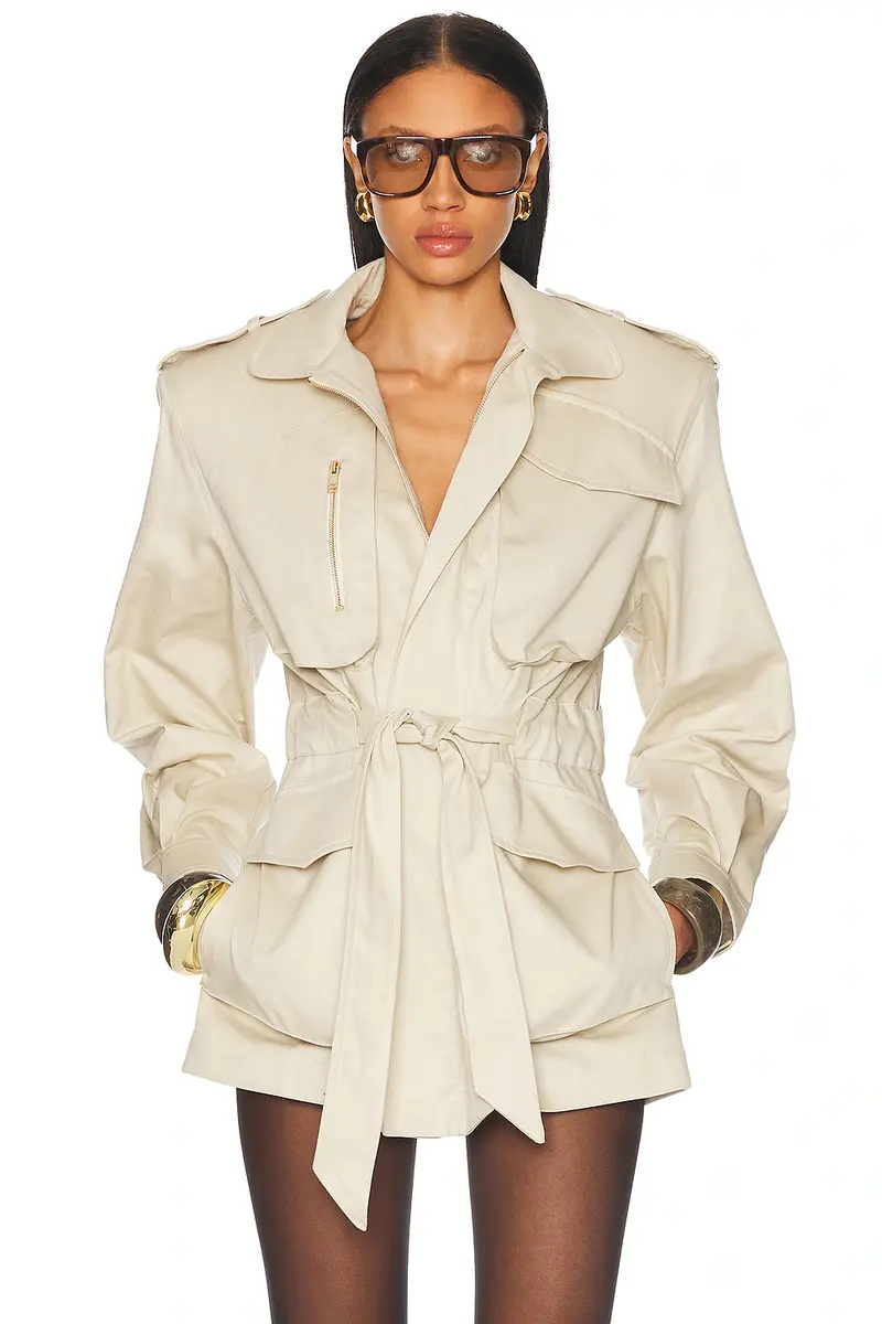 Alexandre Vauthier Cotton Tailoring Jacket | Image 1 Alexandre Vauthier Cotton Tailoring Jacket | Image 1