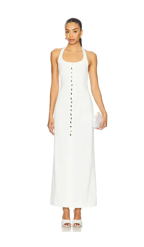SELMACILEK Button Detail Midi Dress | Thumbnail 2 SELMACILEK Button Detail Midi Dress | Thumbnail 2