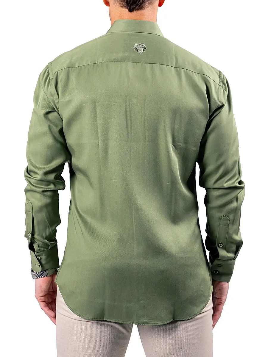Maceoo Men's Berlin Resistance Shirt - Green | Thumbnail 6 Maceoo Men's Berlin Resistance Shirt - Green | Thumbnail 6