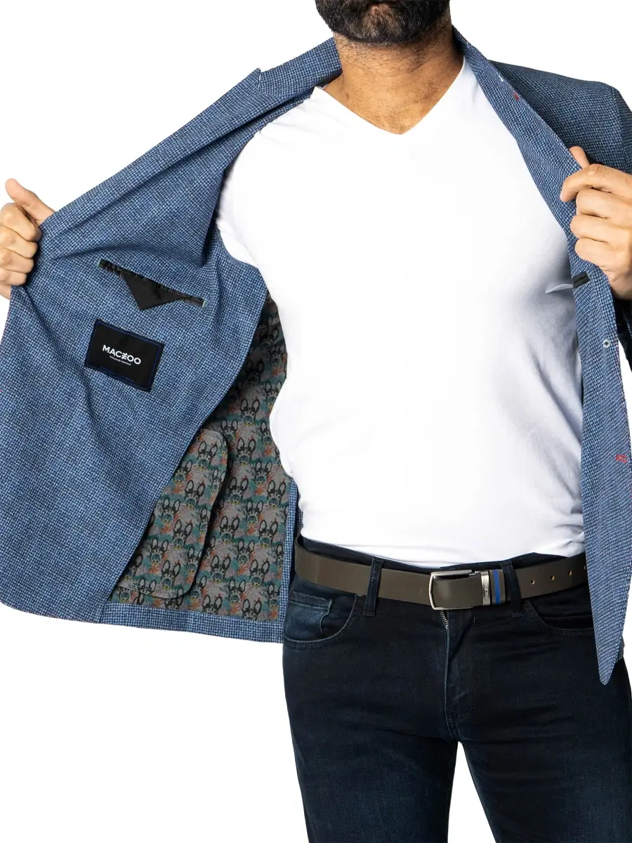 Maceoo Men's Unconstructed Descartes Blazer | Thumbnail 8 Maceoo Men's Unconstructed Descartes Blazer | Thumbnail 8