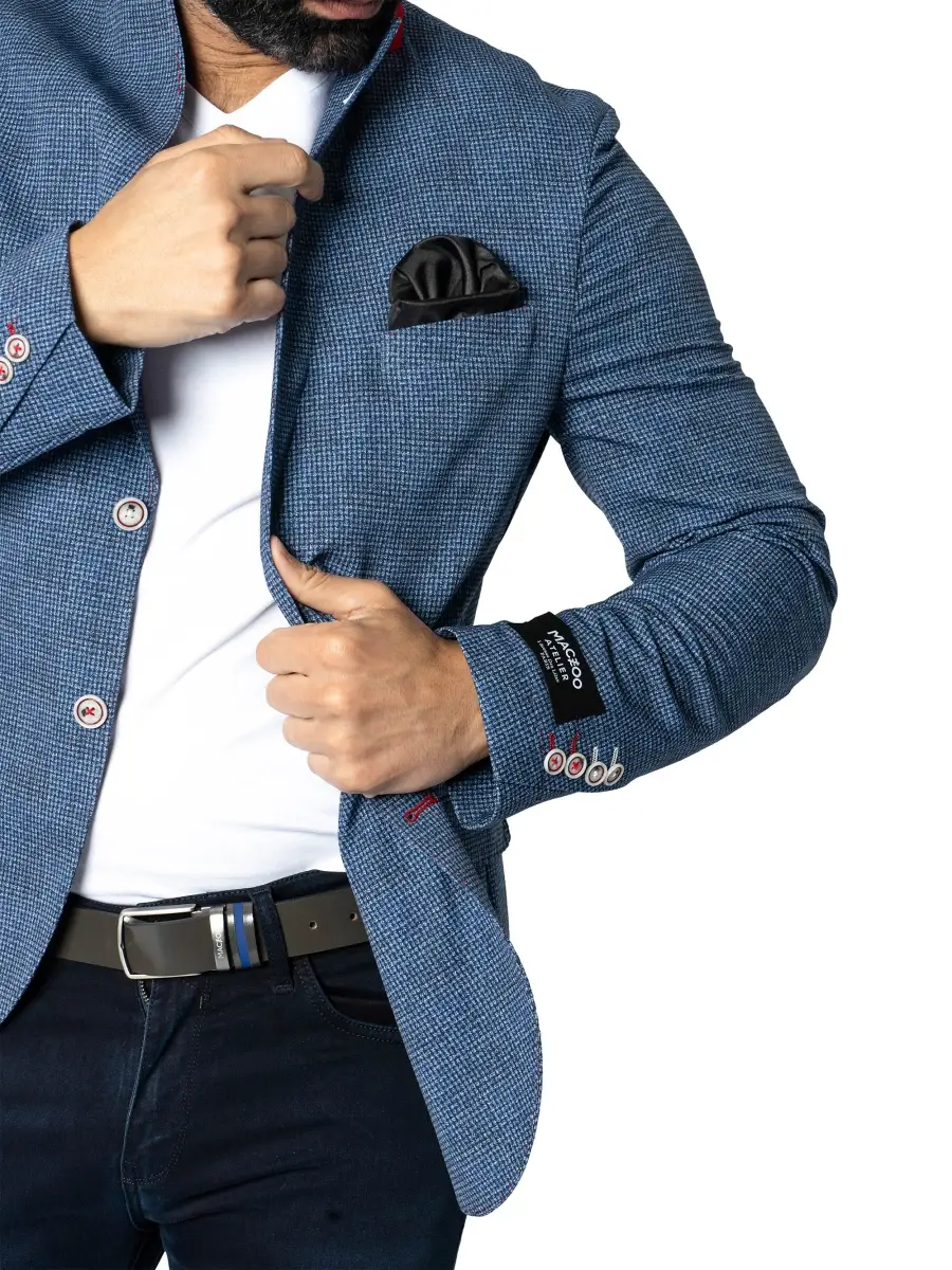 Maceoo Men's Unconstructed Descartes Blazer | Thumbnail 9 Maceoo Men's Unconstructed Descartes Blazer | Thumbnail 9