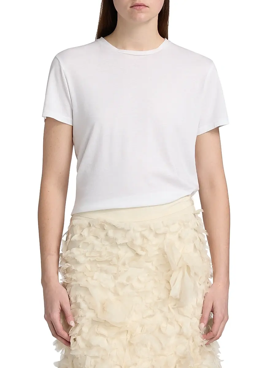 TWP Women's His Jersey Crewneck Tee | Thumbnail 3 TWP Women's His Jersey Crewneck Tee | Thumbnail 3
