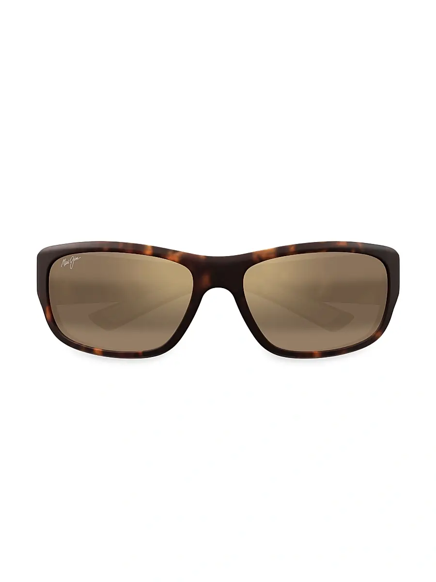 Maui Jim Men's Ekolu Mauklele 64MM Rectangular Sunglasses | Thumbnail 2 Maui Jim Men's Ekolu Mauklele 64MM Rectangular Sunglasses | Thumbnail 2