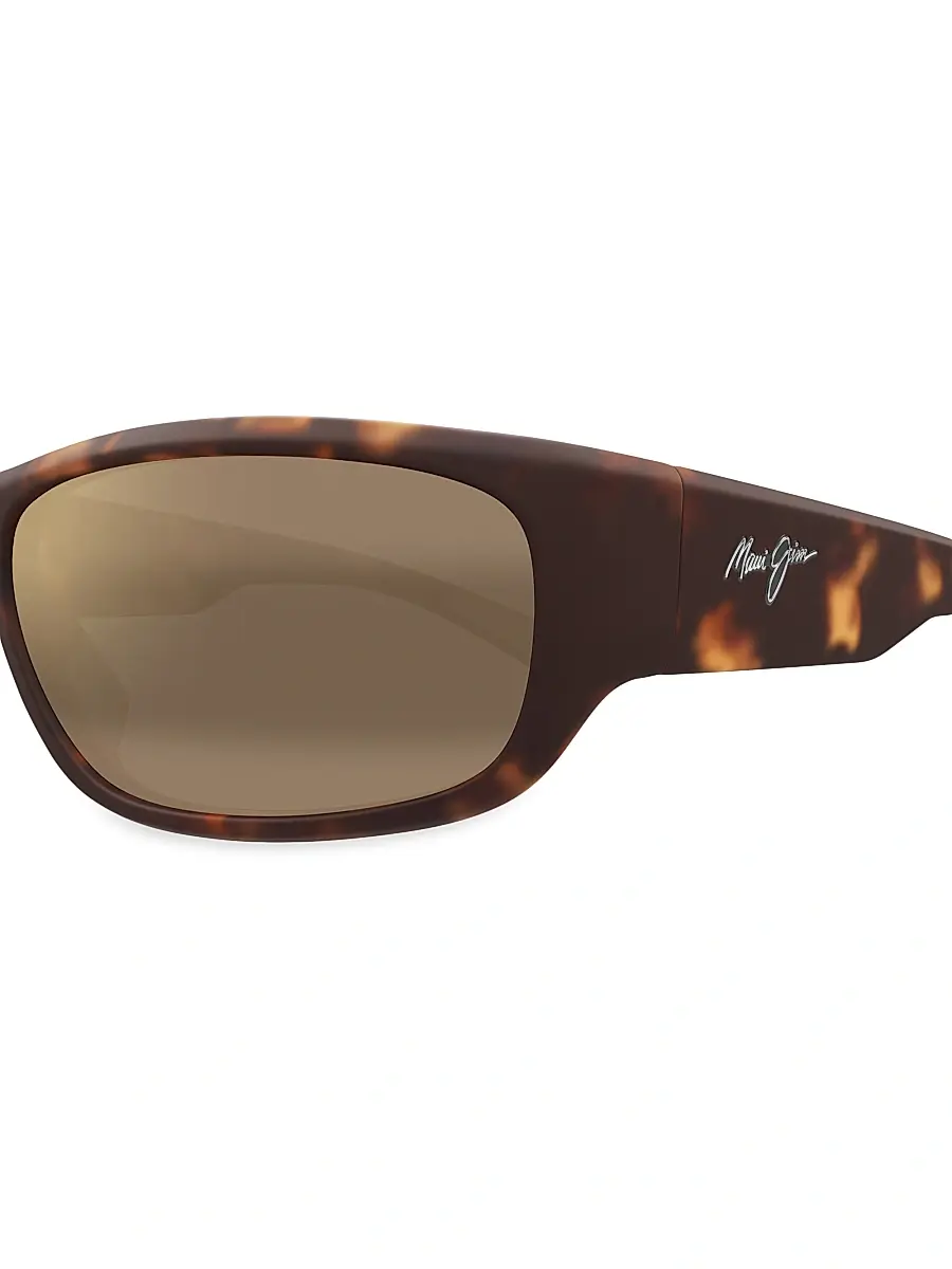 Maui Jim Men's Ekolu Mauklele 64MM Rectangular Sunglasses | Thumbnail 3 Maui Jim Men's Ekolu Mauklele 64MM Rectangular Sunglasses | Thumbnail 3