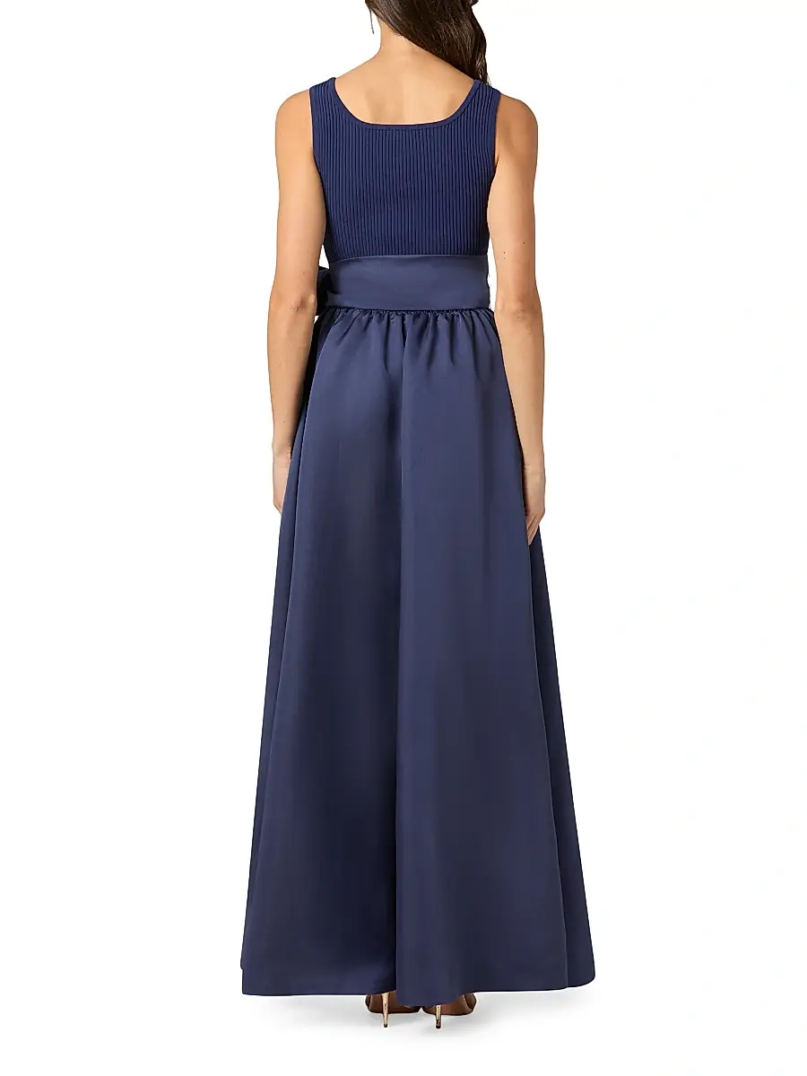 Shoshanna Women's Mercer Mikado-Knit Maxi Dress | Thumbnail 4 Shoshanna Women's Mercer Mikado-Knit Maxi Dress | Thumbnail 4